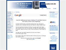 Tablet Screenshot of cada-net.de